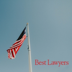 Best Lawyers Logo with American Flag
